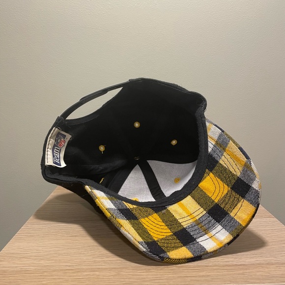 Vintage Pittsburgh Steelers Plaid Brim Snapback - Picture 3 of 4